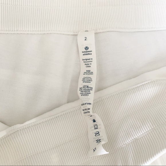 Lululemon White Dance Studio Lined Cropped Pants - Picture 11 of 12